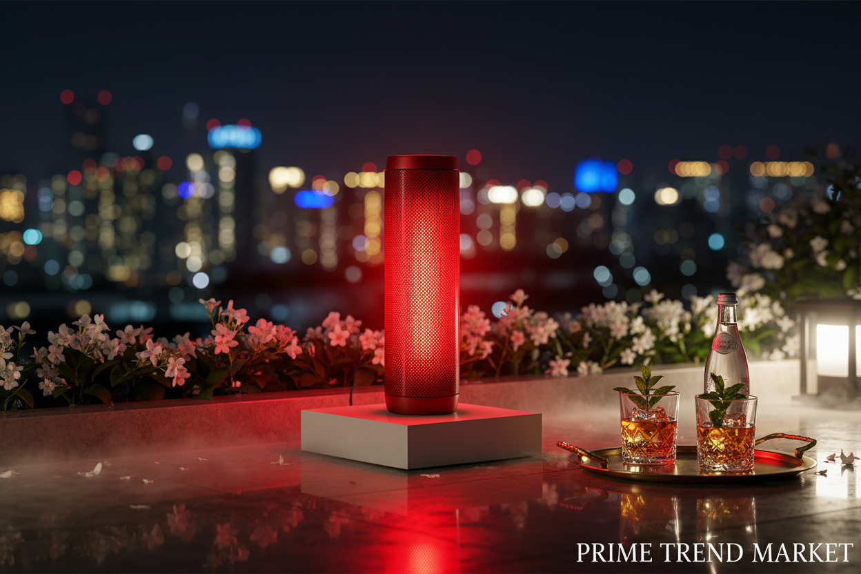 LED Wireless Bluetooth Speaker — RGB Glow, 10W Bass, 6Hr Battery & FM Radio — Eliza & Tuan