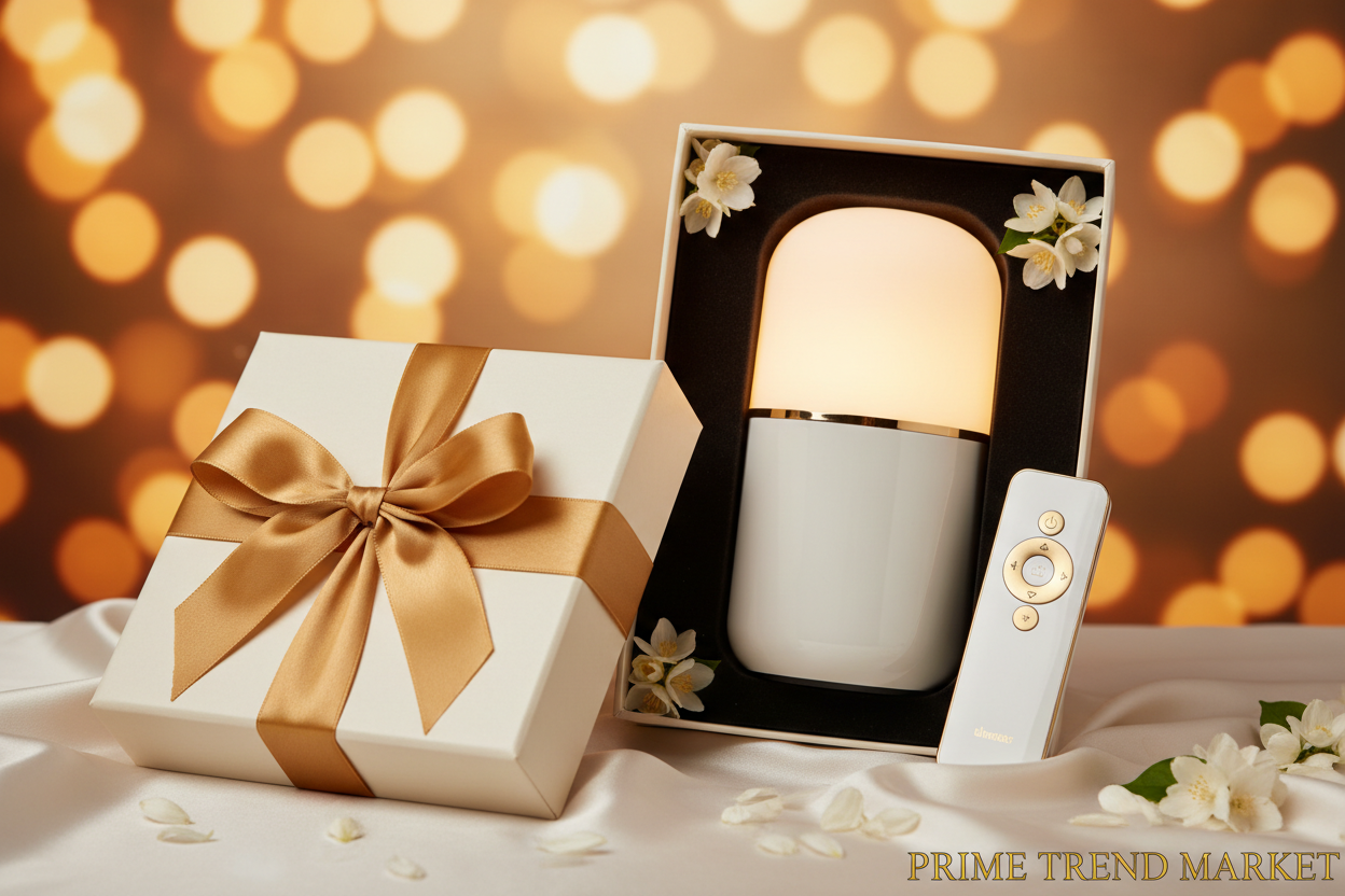 Remote Control LED Bluetooth Speaker — 2-in-1 Ambient Lamp & Wireless Speaker, Colorful Light, USB — Eliza & Tuan
