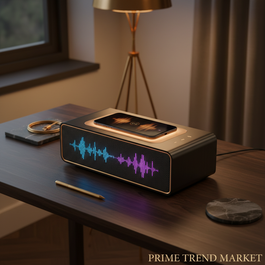 2-in-1 Wireless Bluetooth Speaker & Charging Pad | Subwoofer, Dual Speakers, 8H Playtime — Prime Trend Market