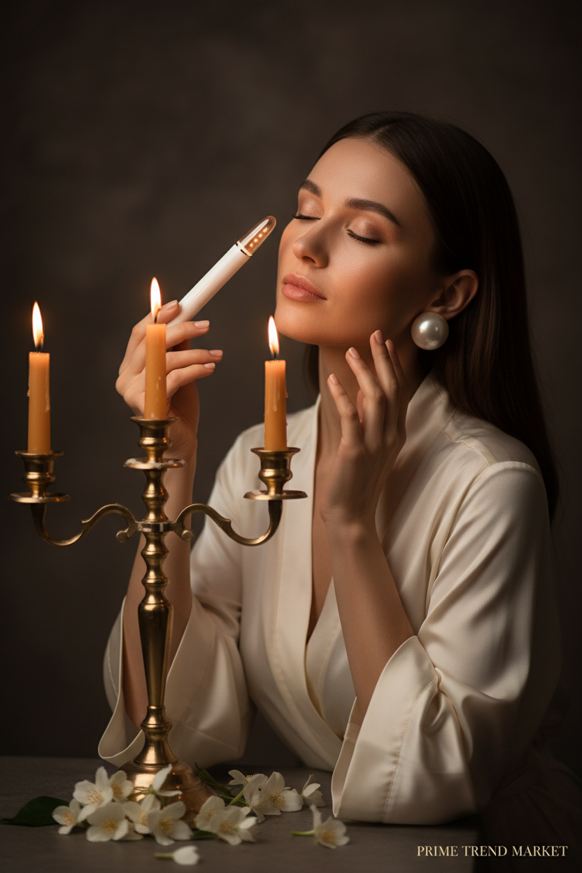 6-in-1 RF Mesotherapy Beauty Pen | EMS LED Eye & Face Lifting Wand — Prime Trend Market