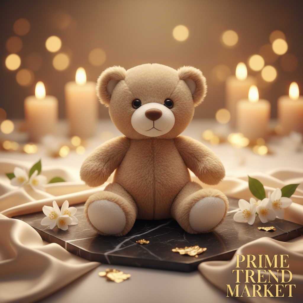 PawBear Luxury Teddy Bear Plush Toy – Ultra-Soft Comfort Doll for Dogs & Cats | 3 Colors — Prime Trend Market