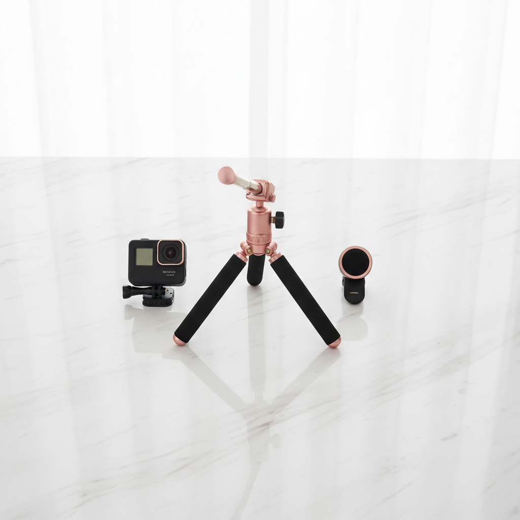 Luxury Content Creator Bundle — Clean Flat Lay