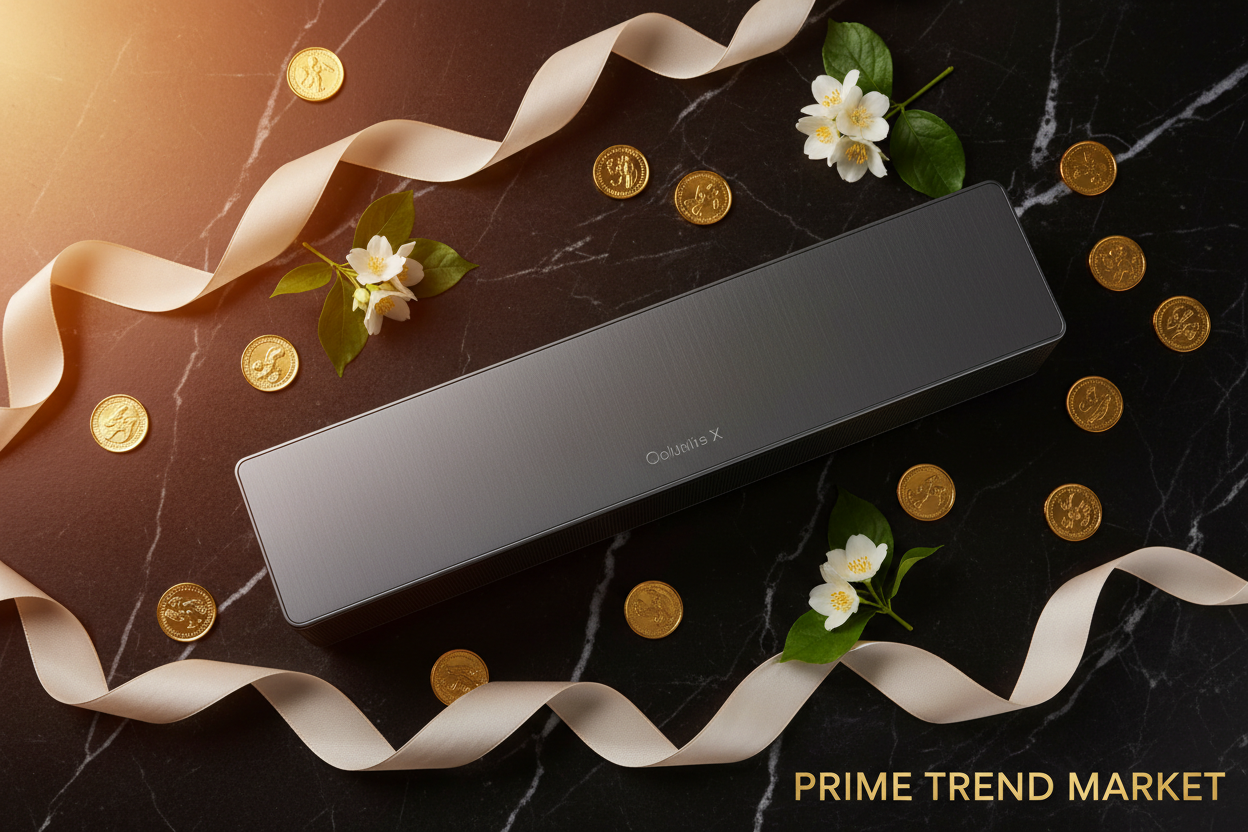 SoundElite™ 17-Inch Compact Soundbar — 80W Surround Sound & Bluetooth 5.0 Home Theater Audio — Eliza & Tuan