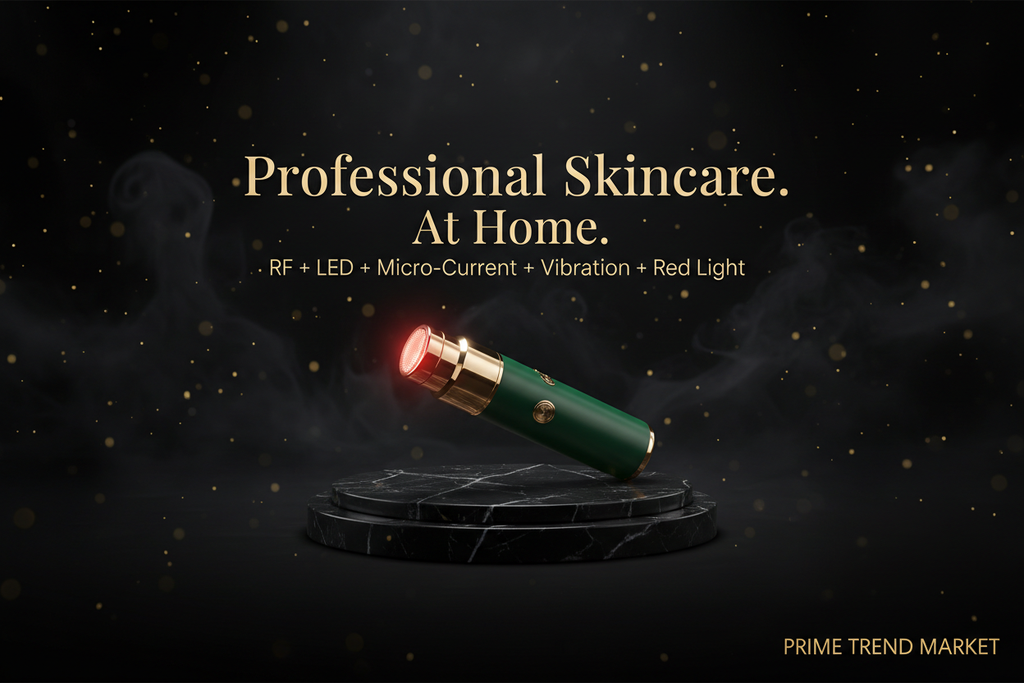 5-in-1 RF LED Facial Lifting Wand | Radio Frequency Skin Firming & Renewal Beauty Device — Prime Trend Market