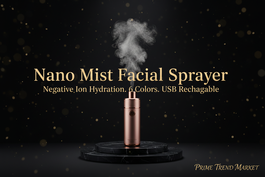 Nano Mist Facial Sprayer | Negative Ion Hydration & Face Steamer — Prime Trend Market