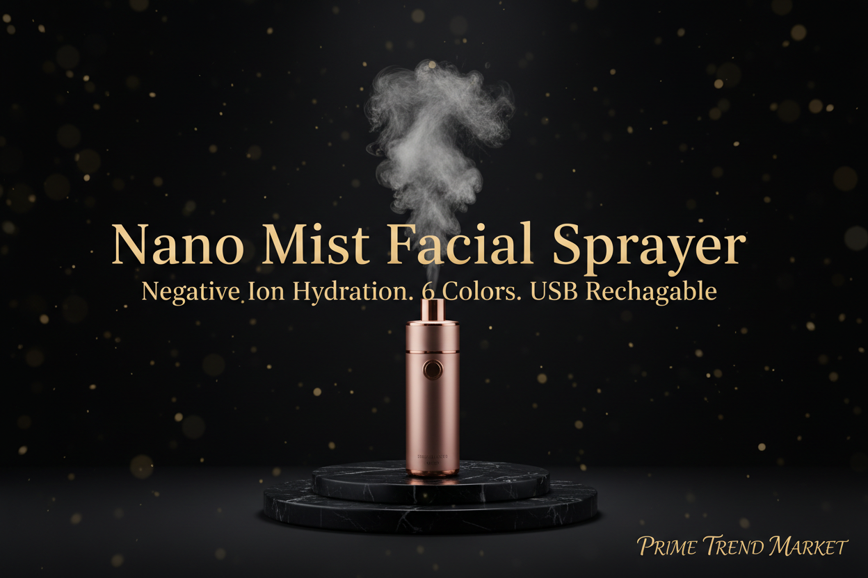 Nano Mist Facial Sprayer | Negative Ion Hydration & Face Steamer — Prime Trend Market