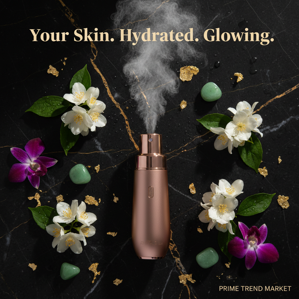 Nano Mist Facial Sprayer | Negative Ion Hydration & Face Steamer — Prime Trend Market