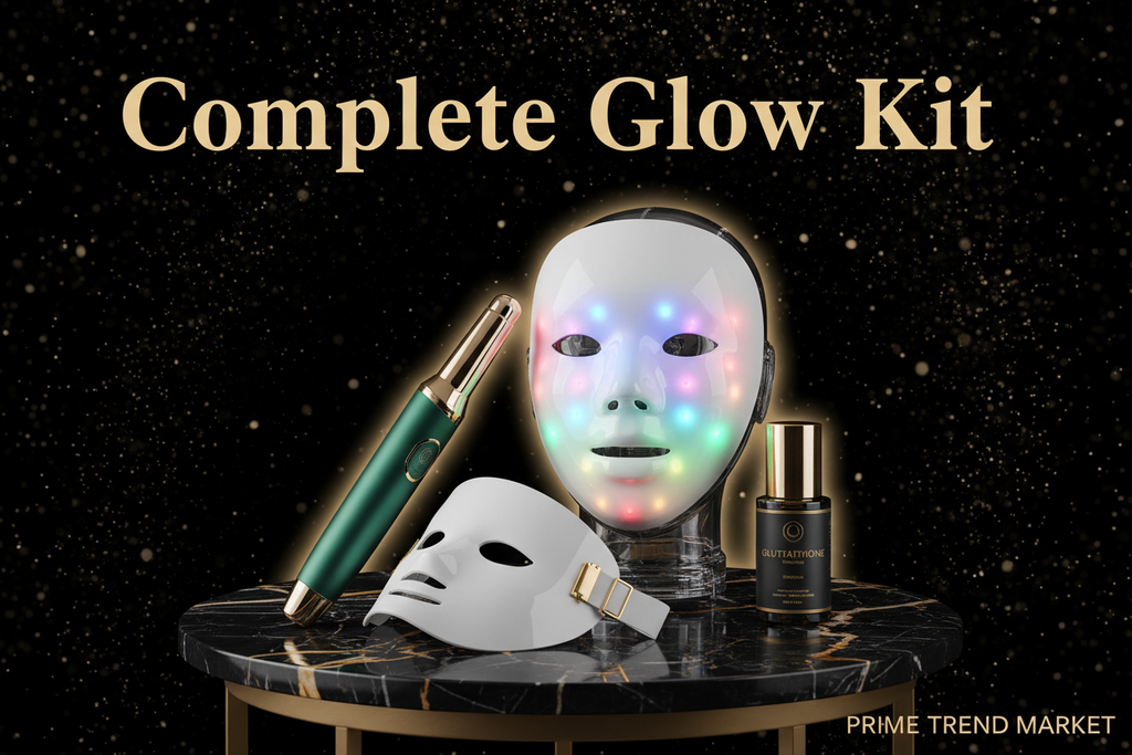 Complete Glow Kit | RF Wand + LED Mask + V-Line Mask — Prime Trend Market