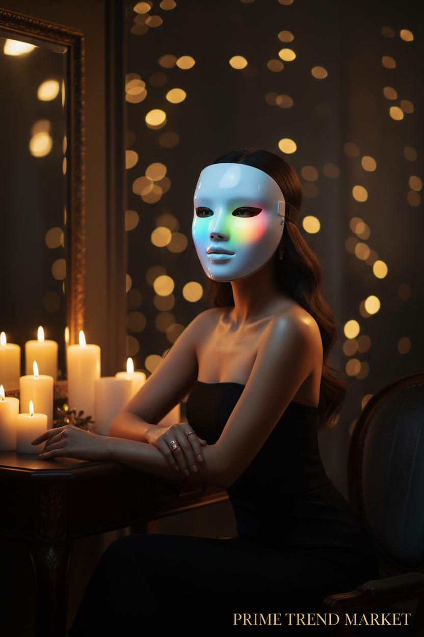 7-Color LED Photon Face Mask | Skin Rejuvenation & Glutathione Brightening Kit — Prime Trend Market