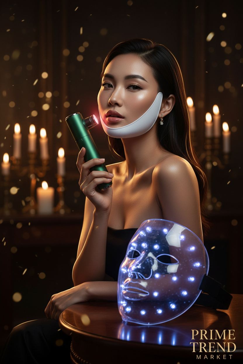 Complete Glow Kit | RF Wand + LED Mask + V-Line Mask — Prime Trend Market
