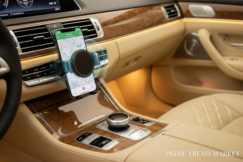 Car Mount & Charge Bundle | Magnetic Mount + 15W Wireless Charger — Prime Trend Market