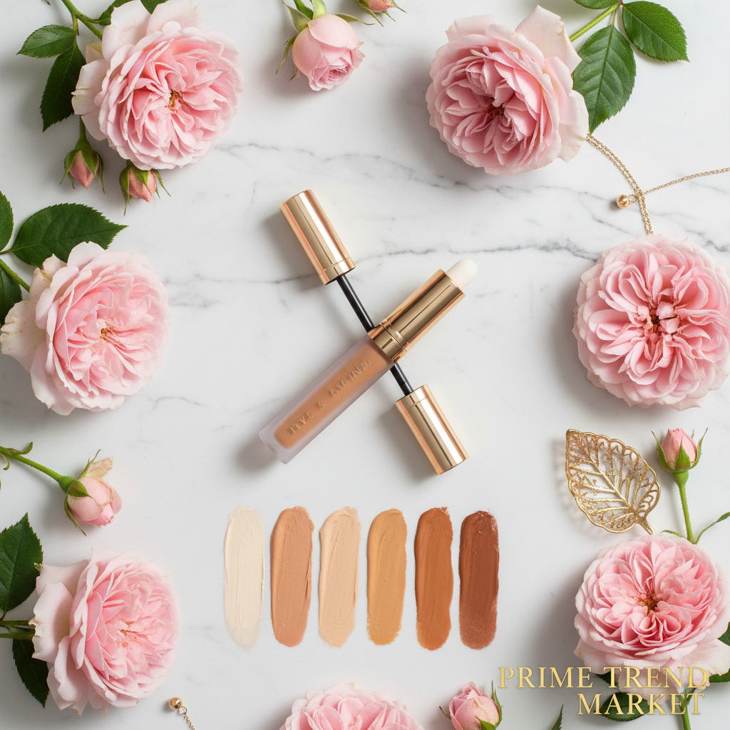 Double-Head Natural Color Brightening Liquid Concealer — Buildable Coverage, Brightening & Blendable | 5 Shades — Prime Trend Market
