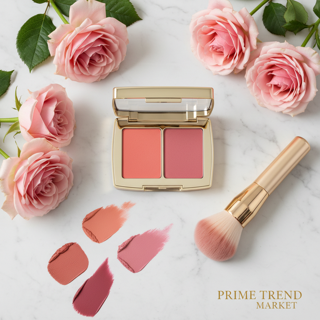 Double-Take Cream & Powder Blush Duo — Smooth, Weightless & Buildable | 6 Shades + Sets — Prime Trend Market