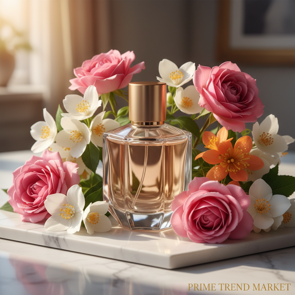 TRUE ME Floral Jasmine & Rose Perfume Spray for Women — Orange Flower Base | Long-Lasting | 30ml Travel Size — Prime Trend Market