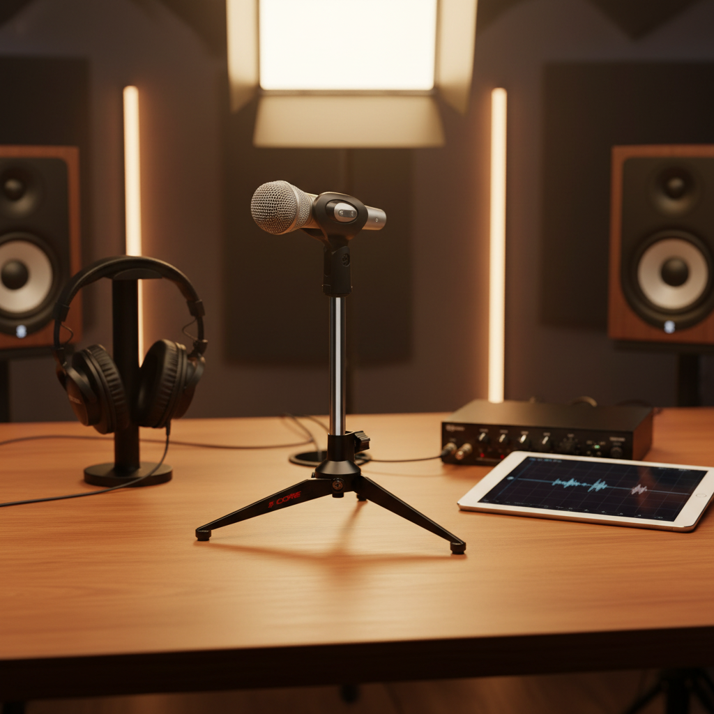 Mic Stand - Podcast Studio