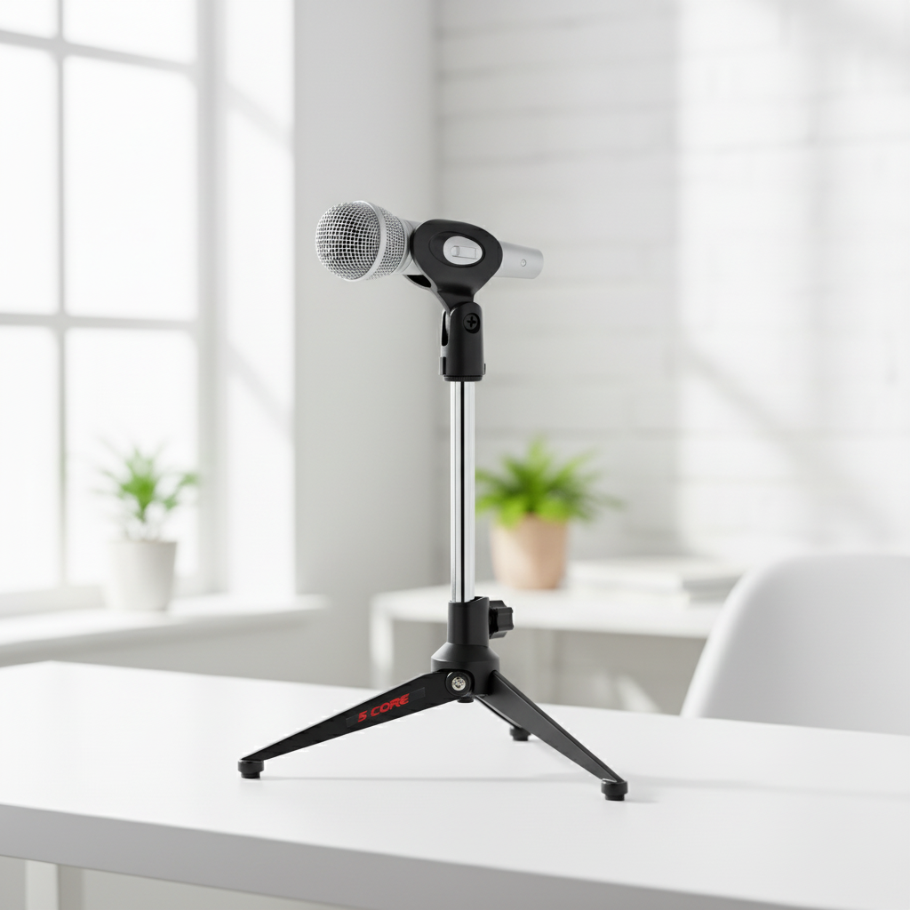 Mic Stand - White Desk