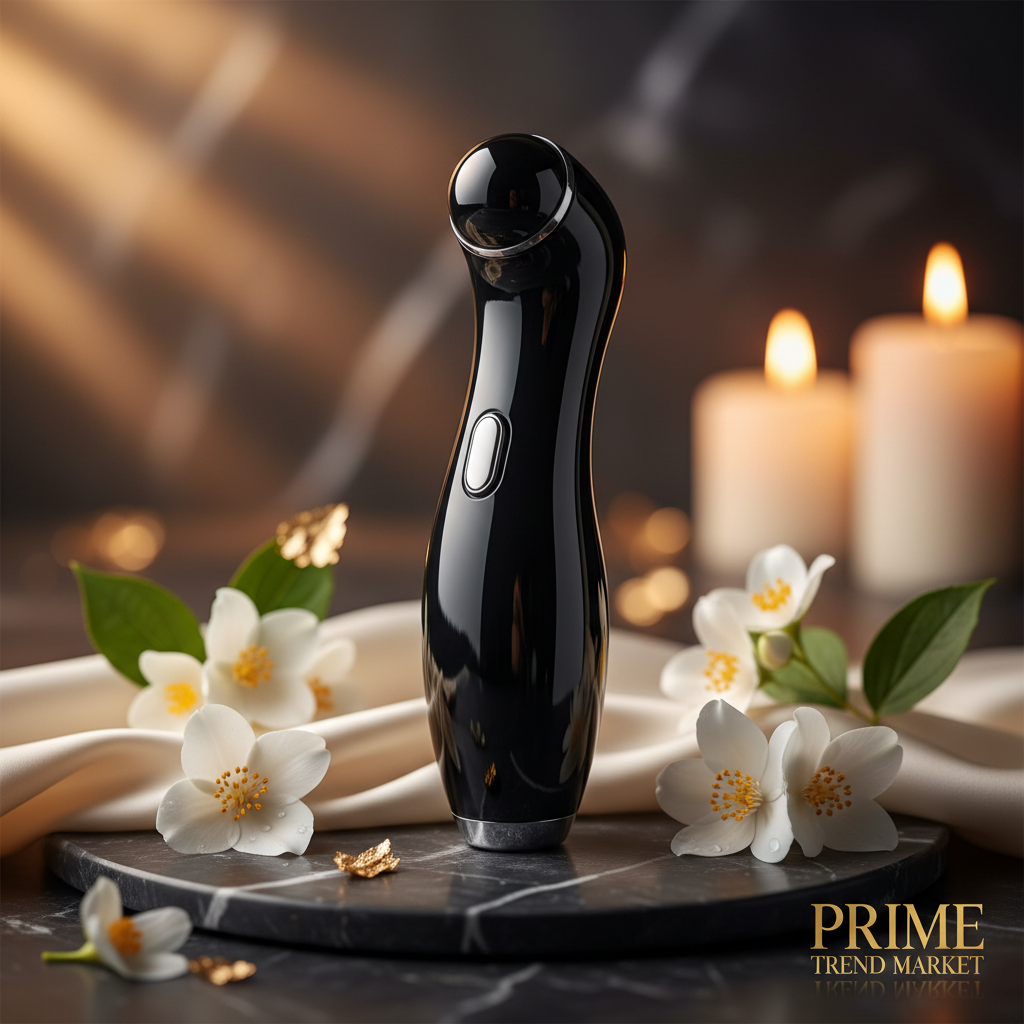 Luxury Microcurrent Face Lifting Wand — Portable EMS Facial Toning & Skin Firming Beauty Device — Eliza & Tuan