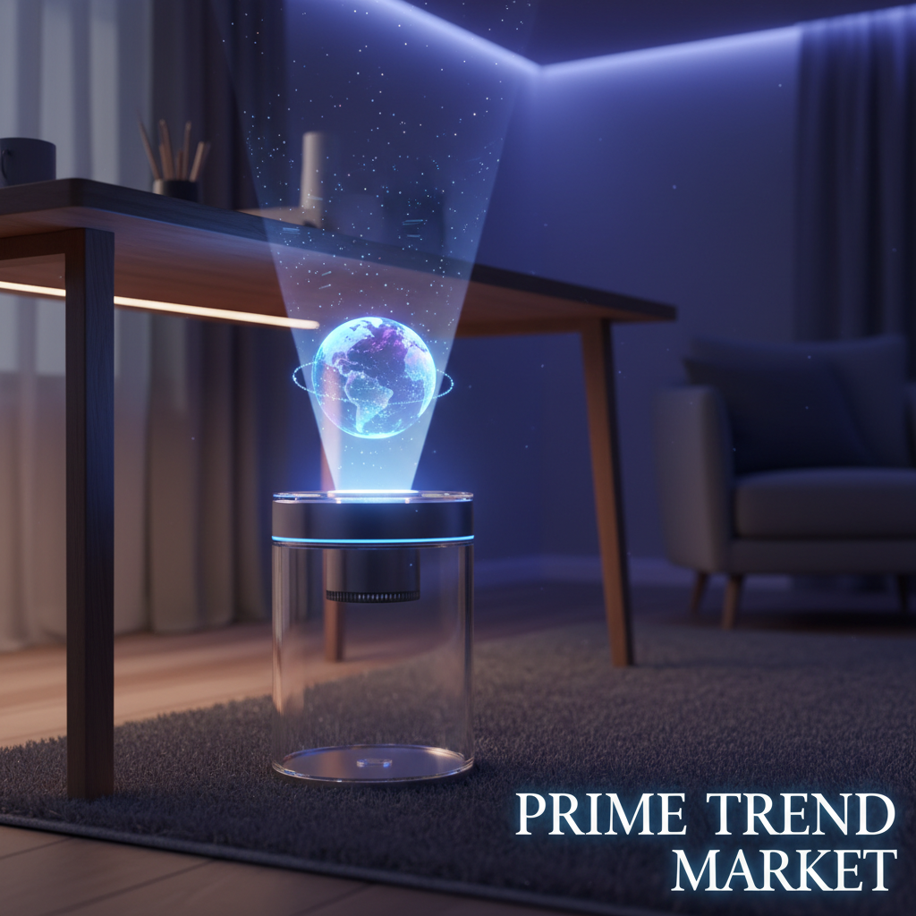 Large Hologram Pro Bundle | Large Format Hologram Display + Transparent Mini Hologram + 3D Hologram Fan — Prime Trend Market