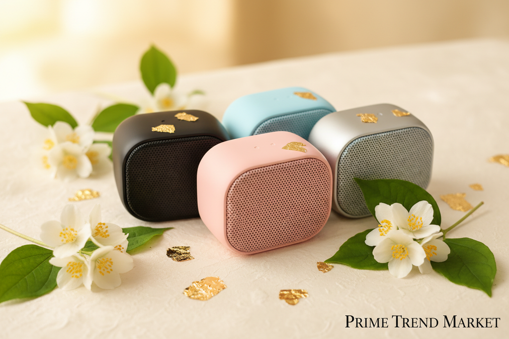 Mini Wireless Bluetooth Speaker — Compact, Portable & Crystal Clear Sound in 4 Colors — Eliza & Tuan
