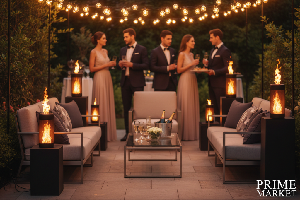 4-in-1 LED Flame Bluetooth 5.3 Speaker | Outdoor Waterproof | 10W | Sync 100 Speakers — Eliza & Tuan