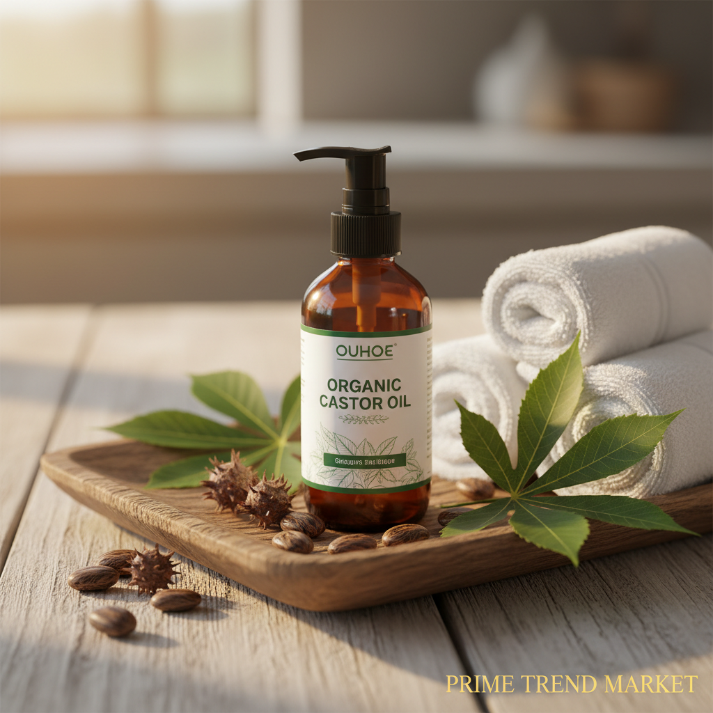 Organic Castor Oil — Hair, Eyebrows, Eyelashes & Skin Moisturizer | 100ml — Prime Trend Market