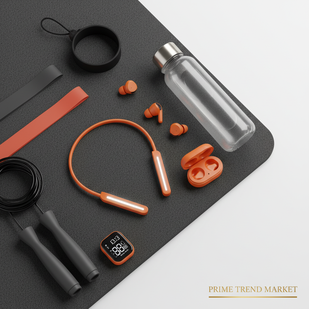 Wireless Sports Neckband Earphones — Bluetooth V4.1, LED Light, Sweat-Proof, 8Hr Battery — Eliza & Tuan