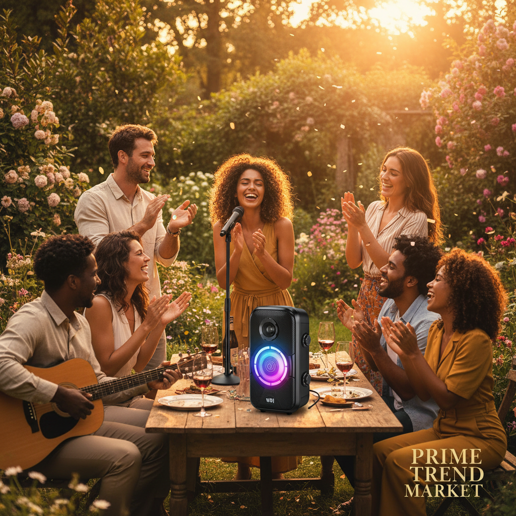 V11 Wireless Karaoke Speaker – Bluetooth & Dual Microphone Party Speaker — Prime Trend Market