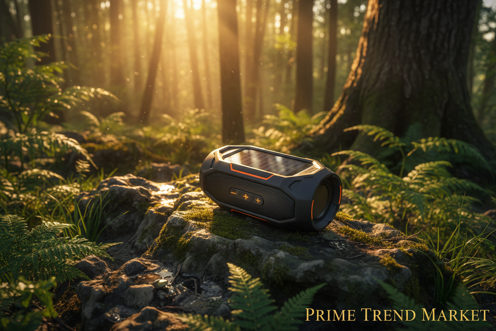 Outdoor Waterproof Bluetooth Speaker — 30W HIFI Sound, BT 5.1, RGB Lights & Solar Charging Option — Eliza & Tuan