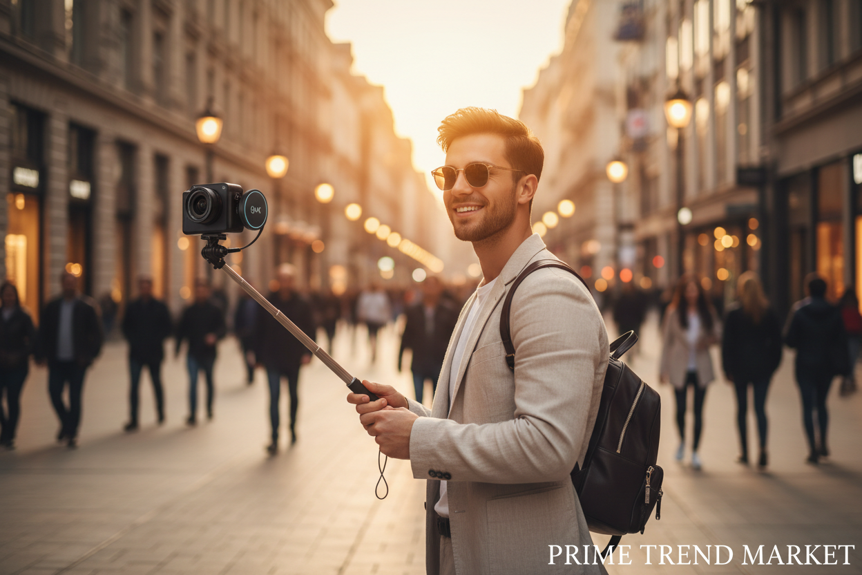 Vlogger Starter Kit | 4K Vlogging Camera + Selfie Stick Tripod + Magnetic Power Bank — Prime Trend Market