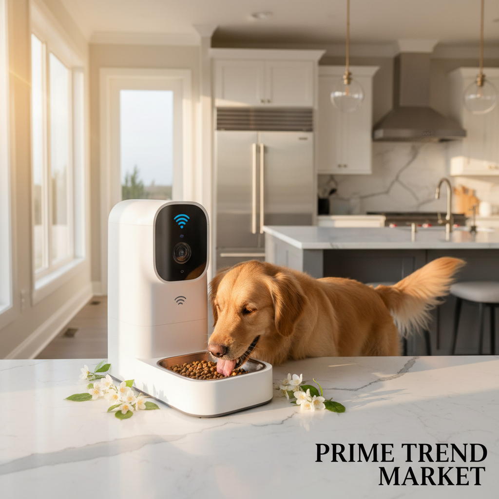 PawFeed AI Smart Camera Feeder – WiFi Pet Feeder with Real-Time Video, Voice & Remote App Control | 3L — Prime Trend Market