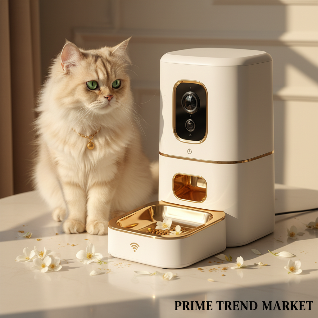 PawFeed AI Smart Camera Feeder – WiFi Pet Feeder with Real-Time Video, Voice & Remote App Control | 3L — Prime Trend Market