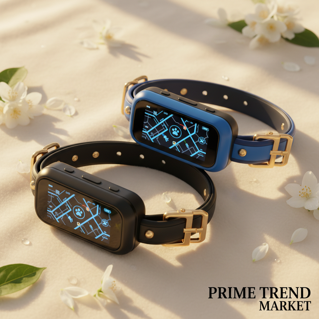 PawGuard GPS Smart Collar – Real-Time 8-in-1 Positioning Tracker with LED Screen for Dogs | 2 Colors — Prime Trend Market
