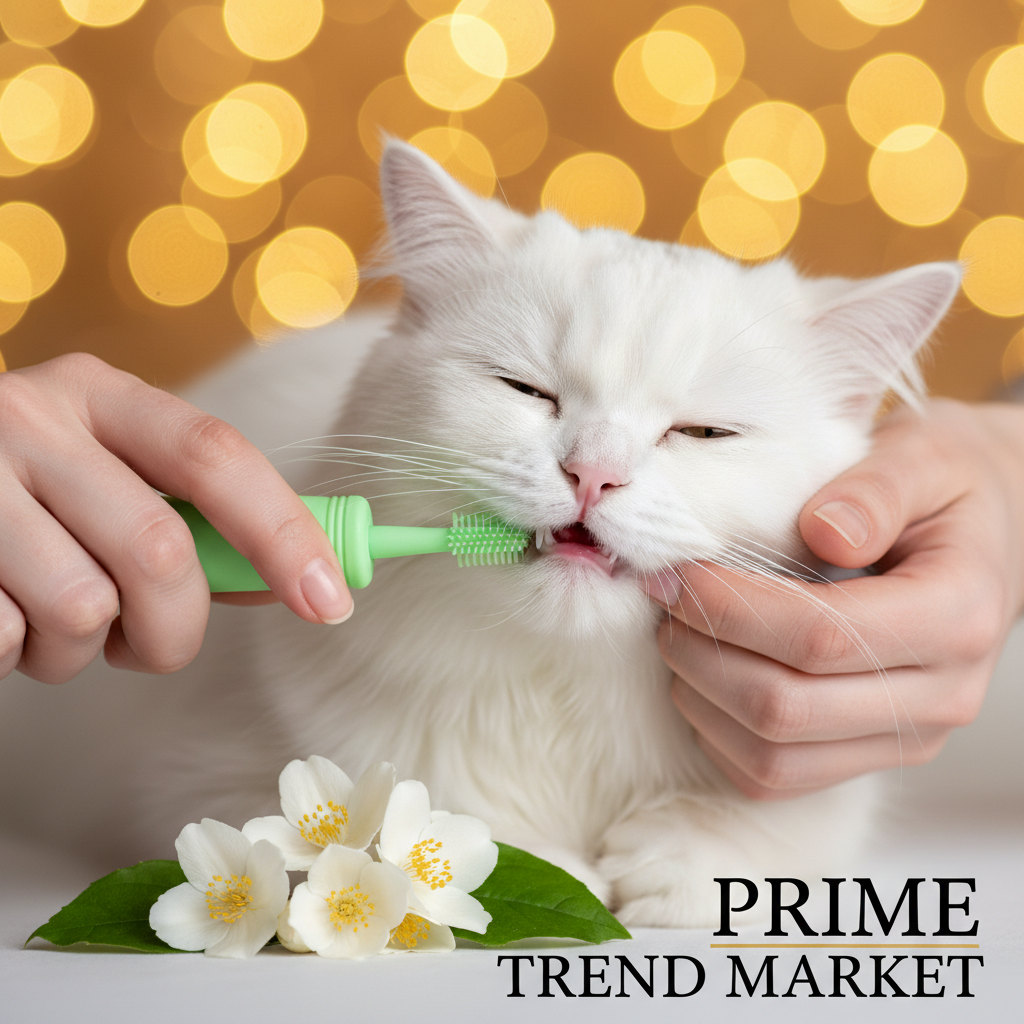 PawSmile Pet Finger Toothbrush – Soft Silicone Dental Cleaning Brush for Dogs & Cats | 6 Colors — Prime Trend Market