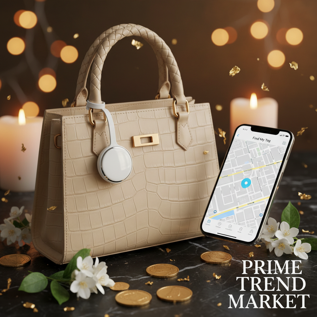 PawTag Smart Bluetooth Tracker – Anti-Loss Locator for Pets, Keys, Bags & Kids | Black & White — Prime Trend Market