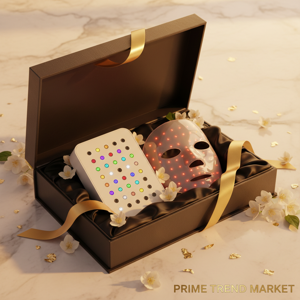 PDT Pro Bundle | 7 Colors LED Light Therapy Panel + Infrared Phototherapy Face Mask — Prime Trend Market