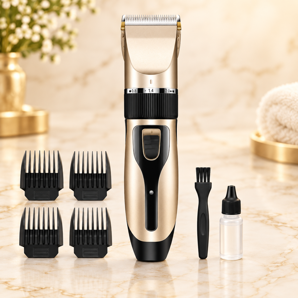 Professional Low Noise Pet Hair Clipper | Easy Home Grooming for Dogs & Cats