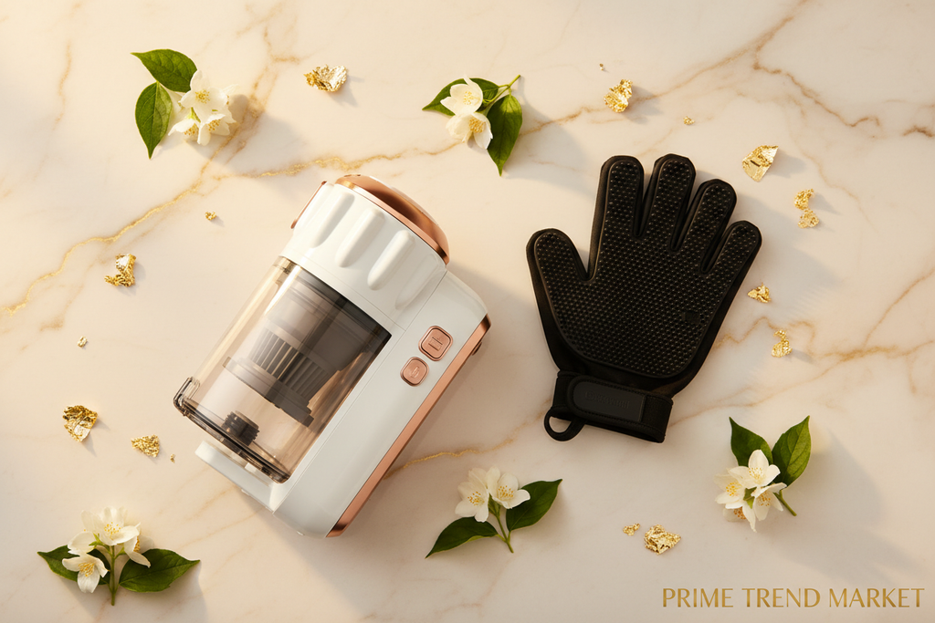 Pet Shed Control Bundle | 300W Hair Vacuum + Deshedding Glove — Prime Trend Market
