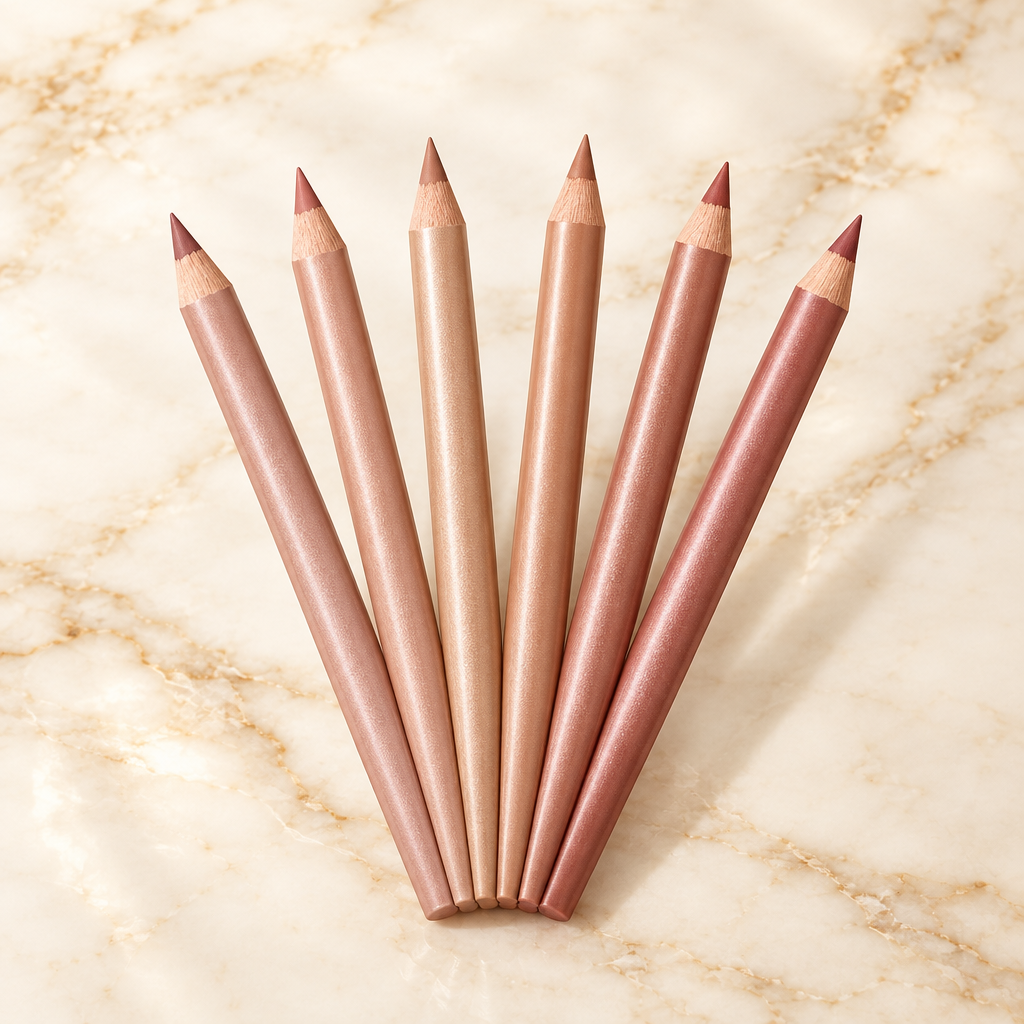 PHOFAY Nude Lipliner Kit — 12 Shades, Long-Lasting Matte Lip Liner Set