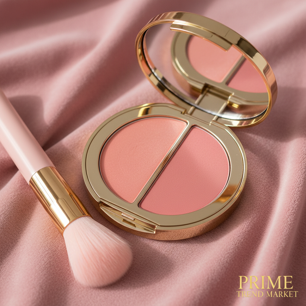 Double-Take Cream & Powder Blush Duo — Smooth, Weightless & Buildable | 6 Shades + Sets — Prime Trend Market