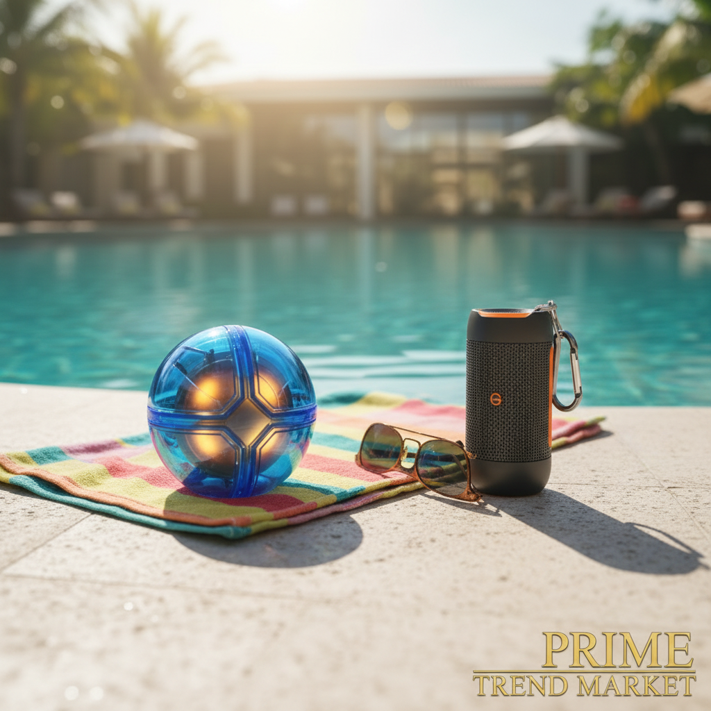 Pool Adventure Flat Lay