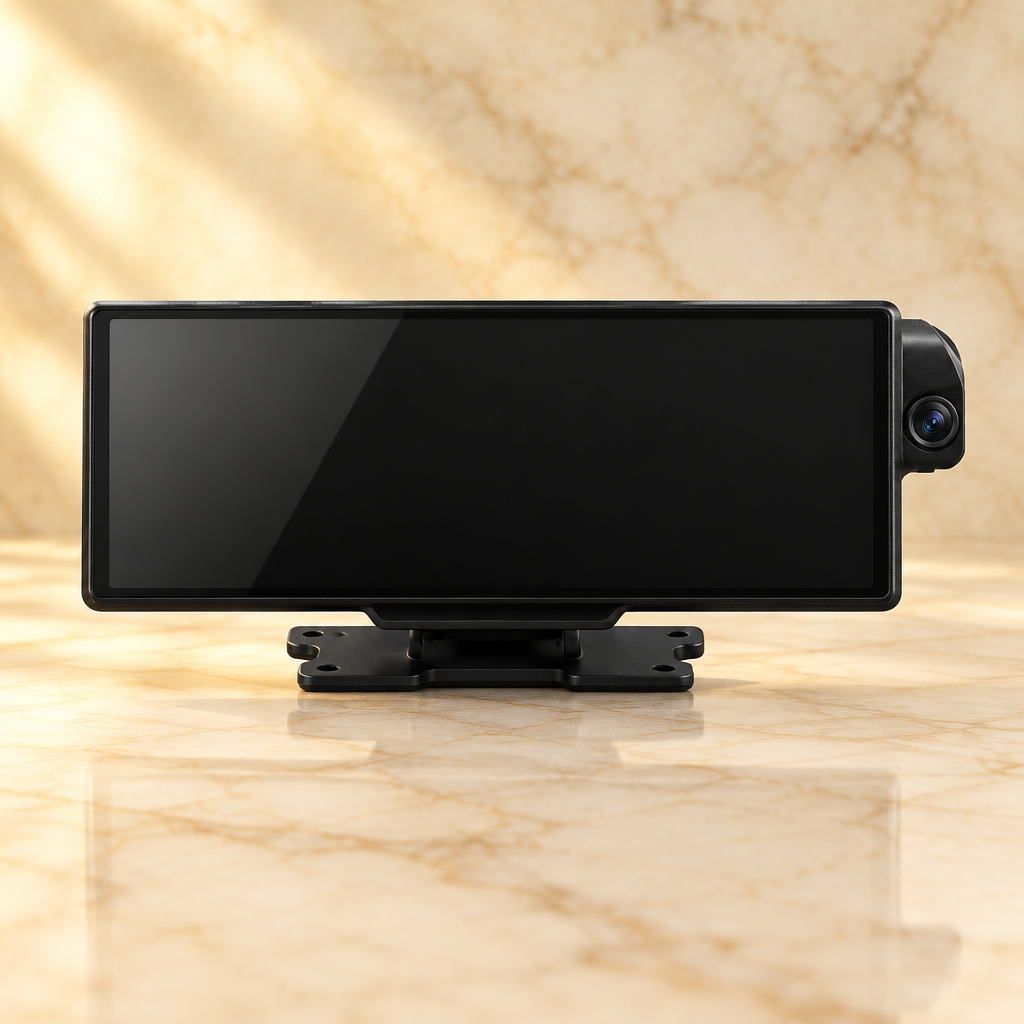 Portable CarPlay screen with blank display