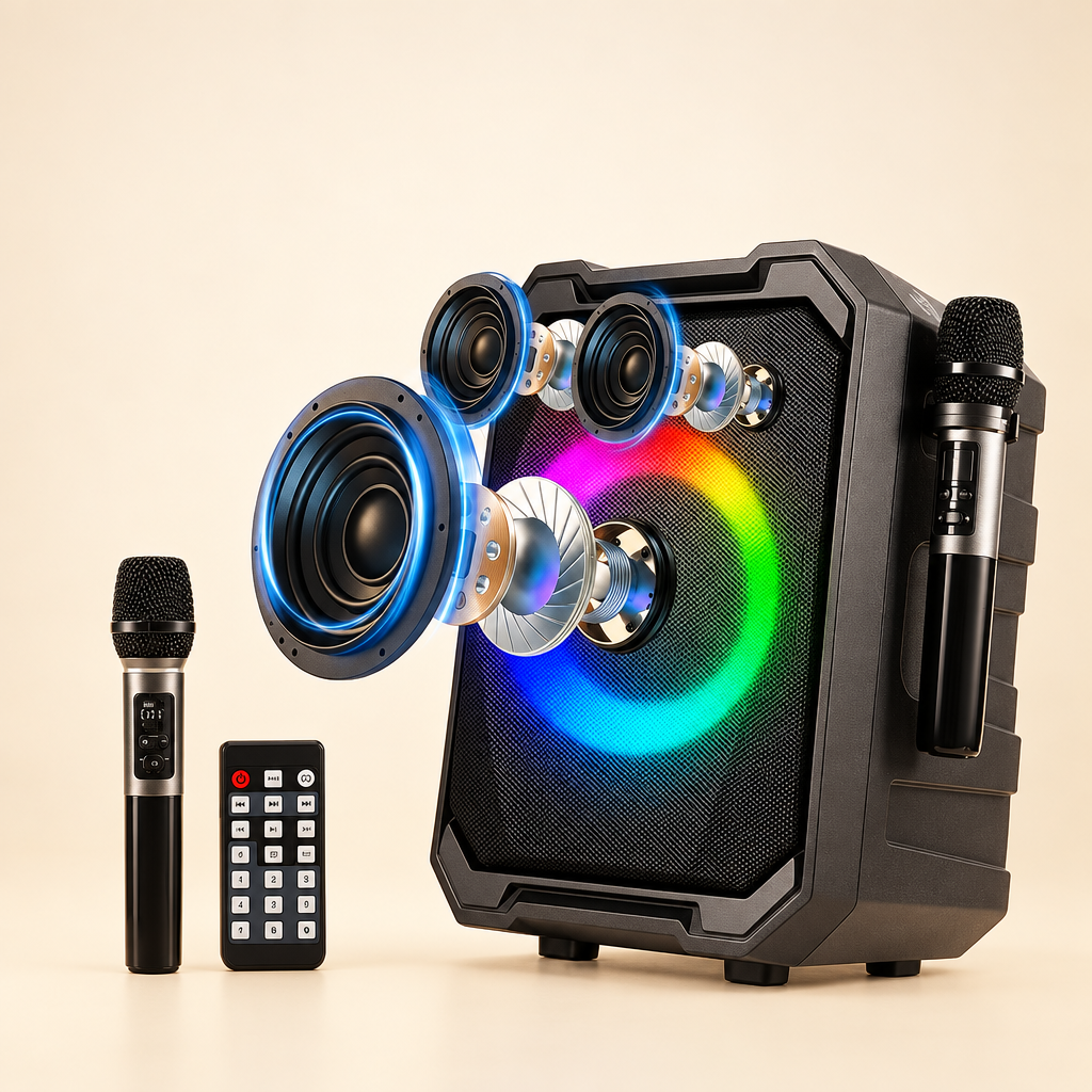 Portable wireless party speaker