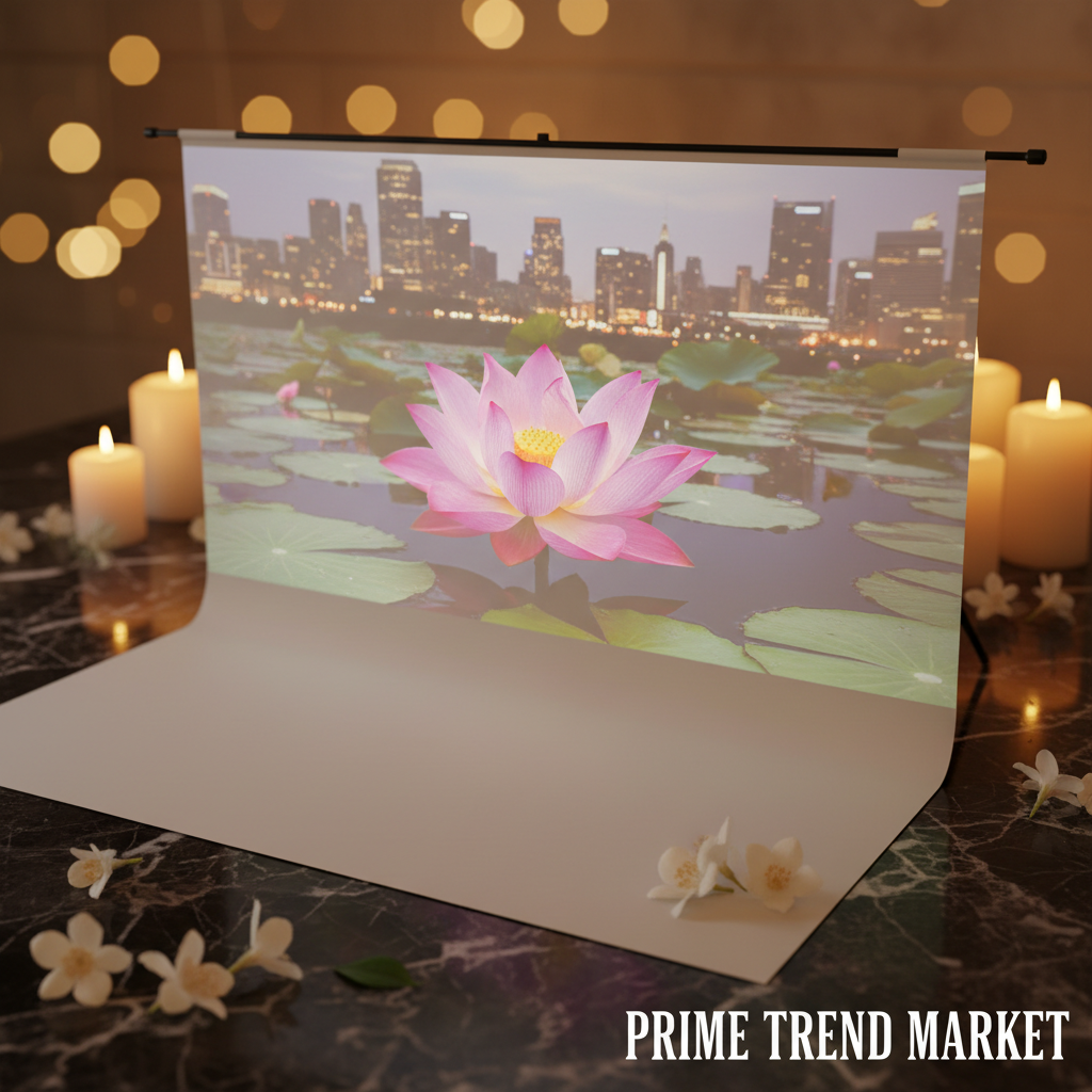 Portable Projector Screen with Stand | 100" & 120" | 4K HD Wrinkle-Free | Backyard Cinema | Indoor Outdoor — Prime Trend Market