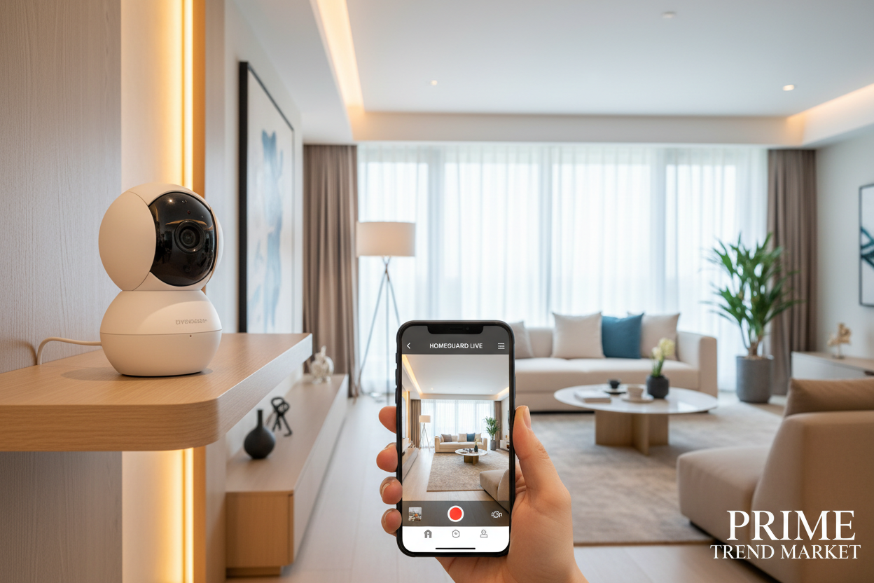 PTZ WiFi Security Camera — AI Tracking, 2-Way Audio, Night Vision & 360° Coverage — Prime Trend Market