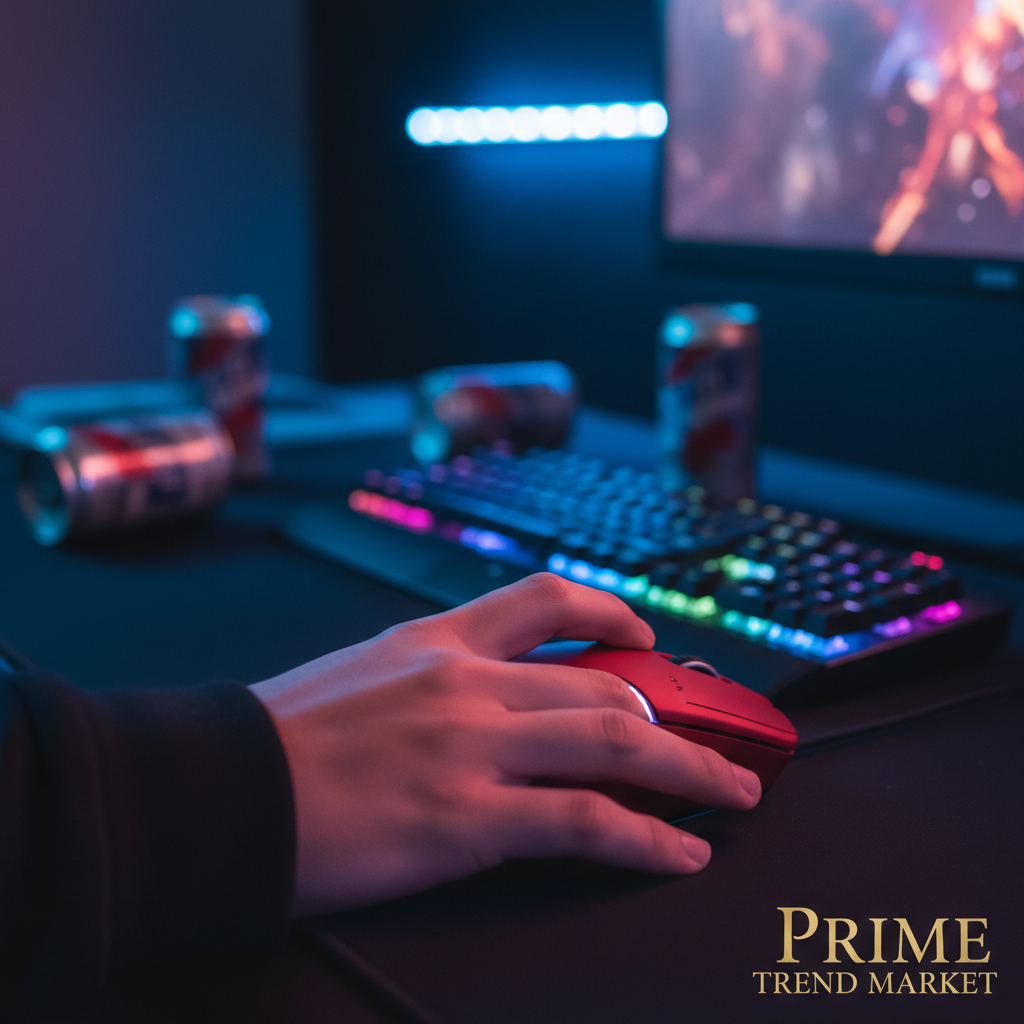 Wireless 2.4G Gaming Mouse — 3-Speed DPI, Silent Click, 10M Range, 5 Colors — Prime Trend Market