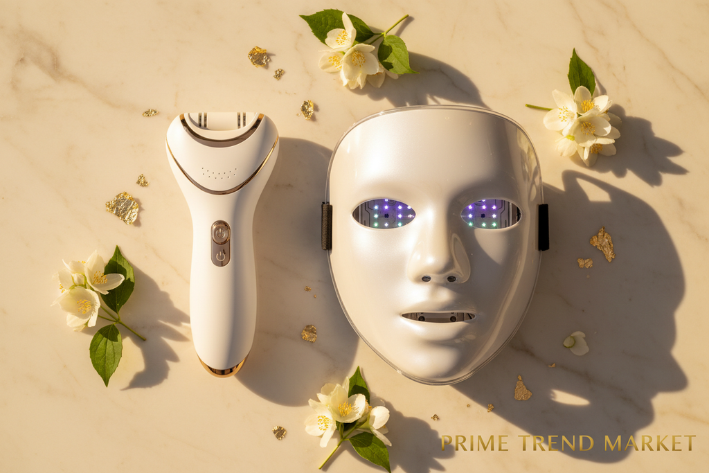 Red Light Pro Bundle | IPL Hair Removal + LED Light Therapy Face Mask — Prime Trend Market