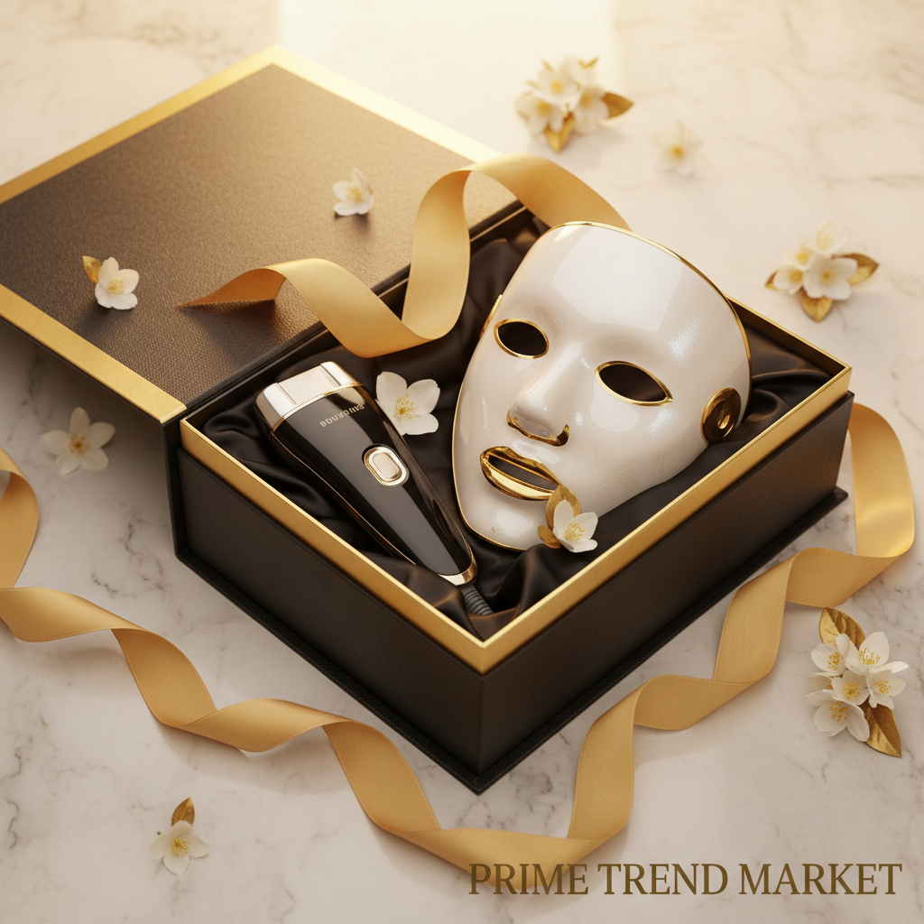 Red Light Pro Bundle | IPL Hair Removal + LED Light Therapy Face Mask — Prime Trend Market