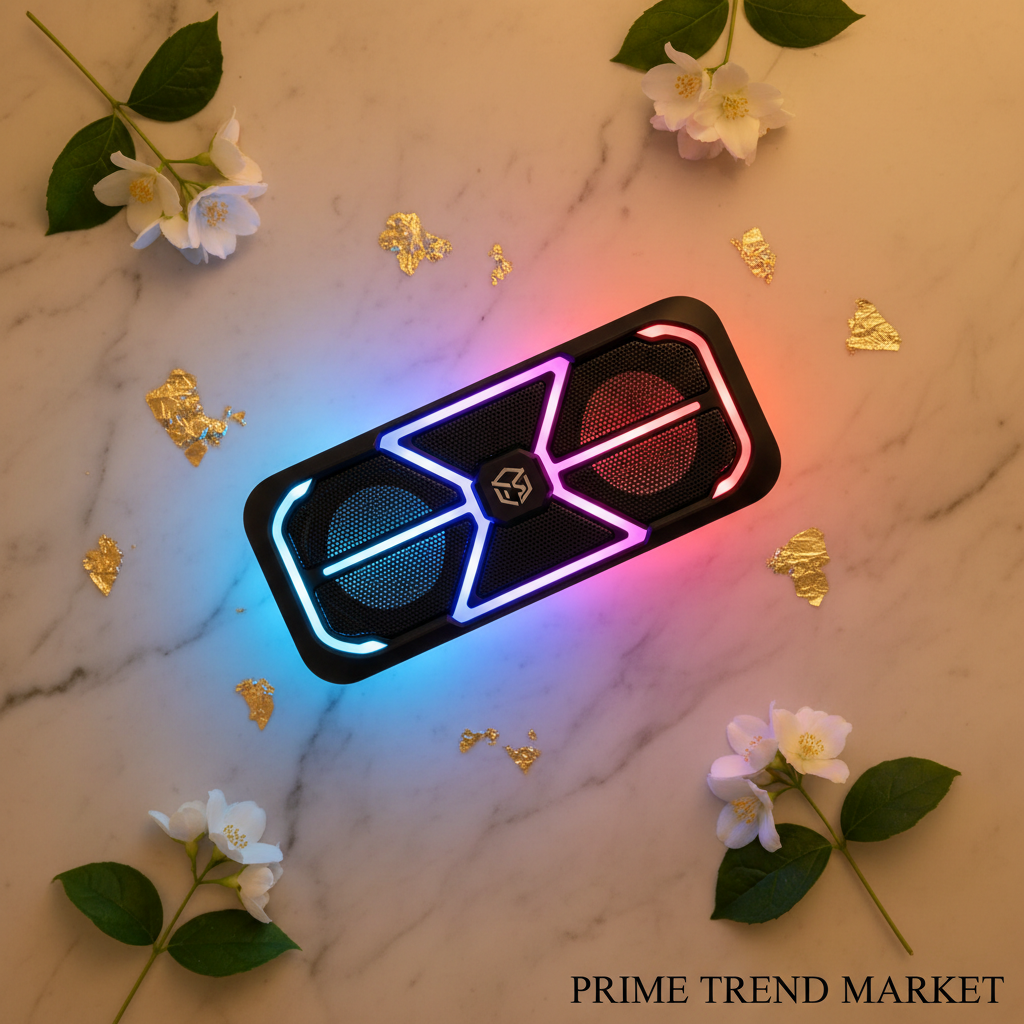 RGB Gaming Desktop Bluetooth Speaker | Dual Stereo Sound, LED Light Show & USB Powered — Prime Trend Market