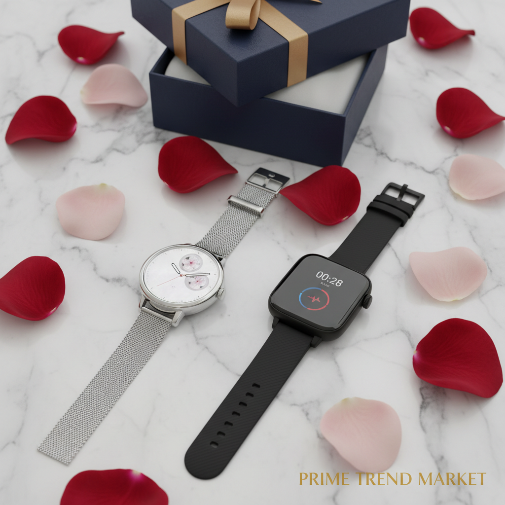 His & Hers Smartwatch Bundle – KW10Pro Luxury + ZL54CJ Square | Couples Gift Set — Prime Trend Market
