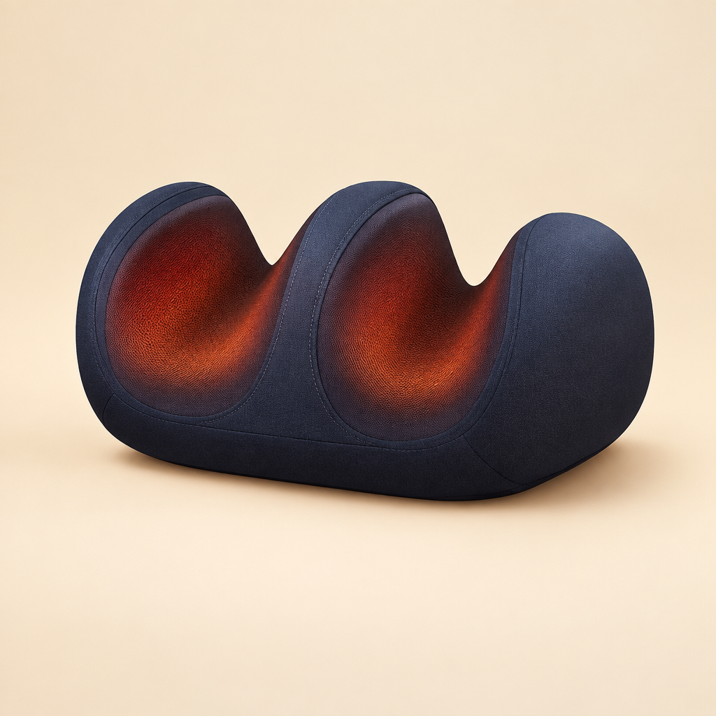 Shiatsu foot and calf massager